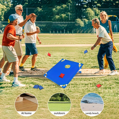 Portable Corn Hole Game Set - Outdoor Travel and Camping Game for Adults, Perfect for Halloween and Christmas Gifts