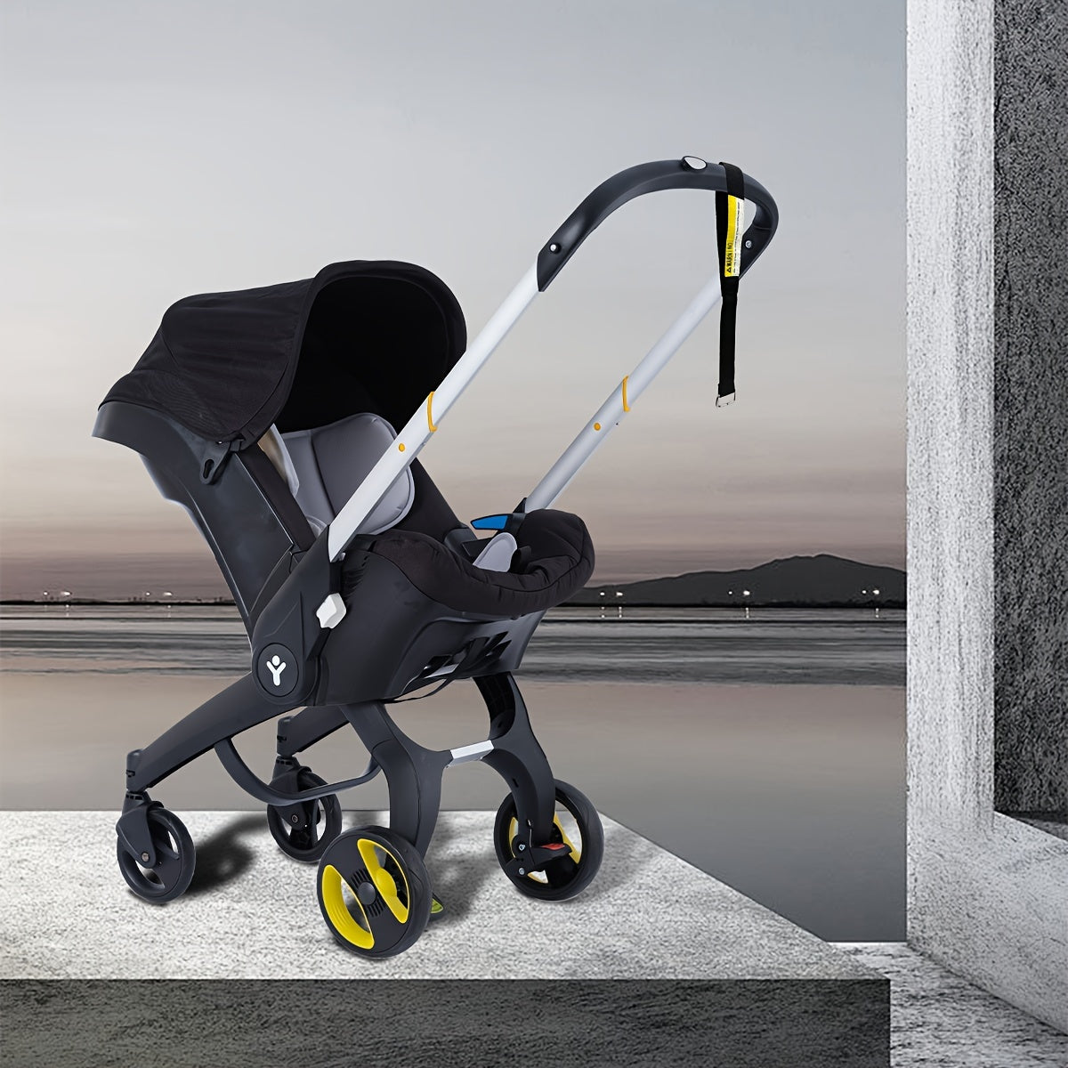 G301 Youngsters Stroller - Front-Facing, Reclining Single Seat, Ideal for Travel & Shopping, Durable & Easy to Maneuver