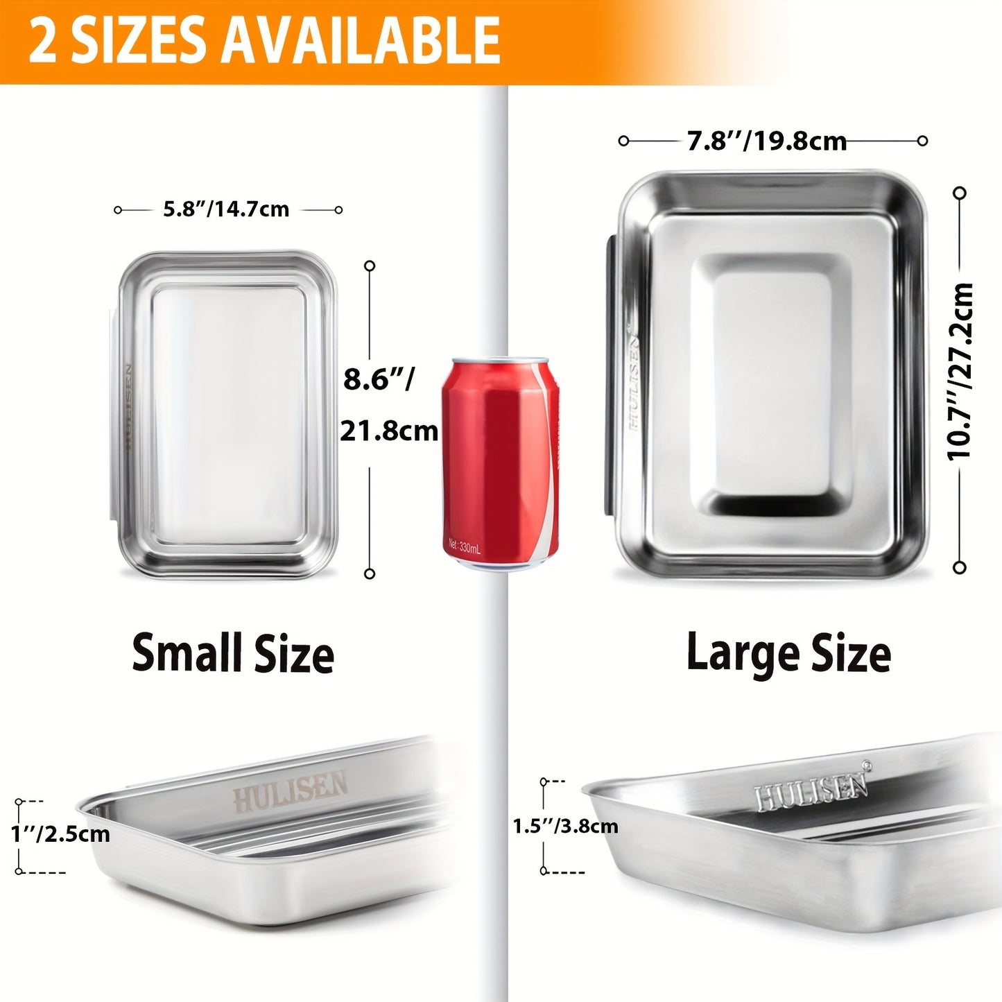 Stainless Steel Breading Pan Set – Heavy-Duty, Oven-Safe for Meat Marinating & Baking, Perfect for Holidays (Halloween, Christmas, Easter, Thanksgiving, Mother’s Day)