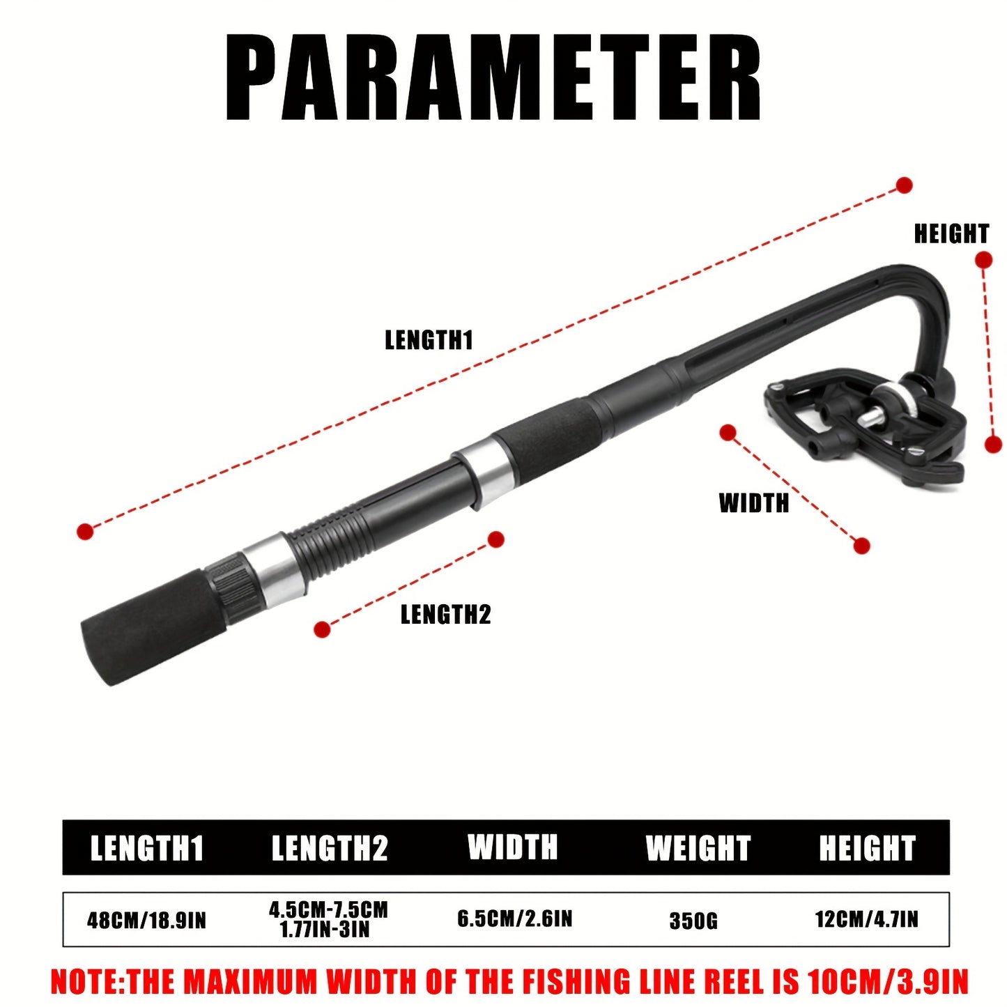 Portable Handheld Fishing Line Spooler - Compact Line Winder for Fishing Tackle