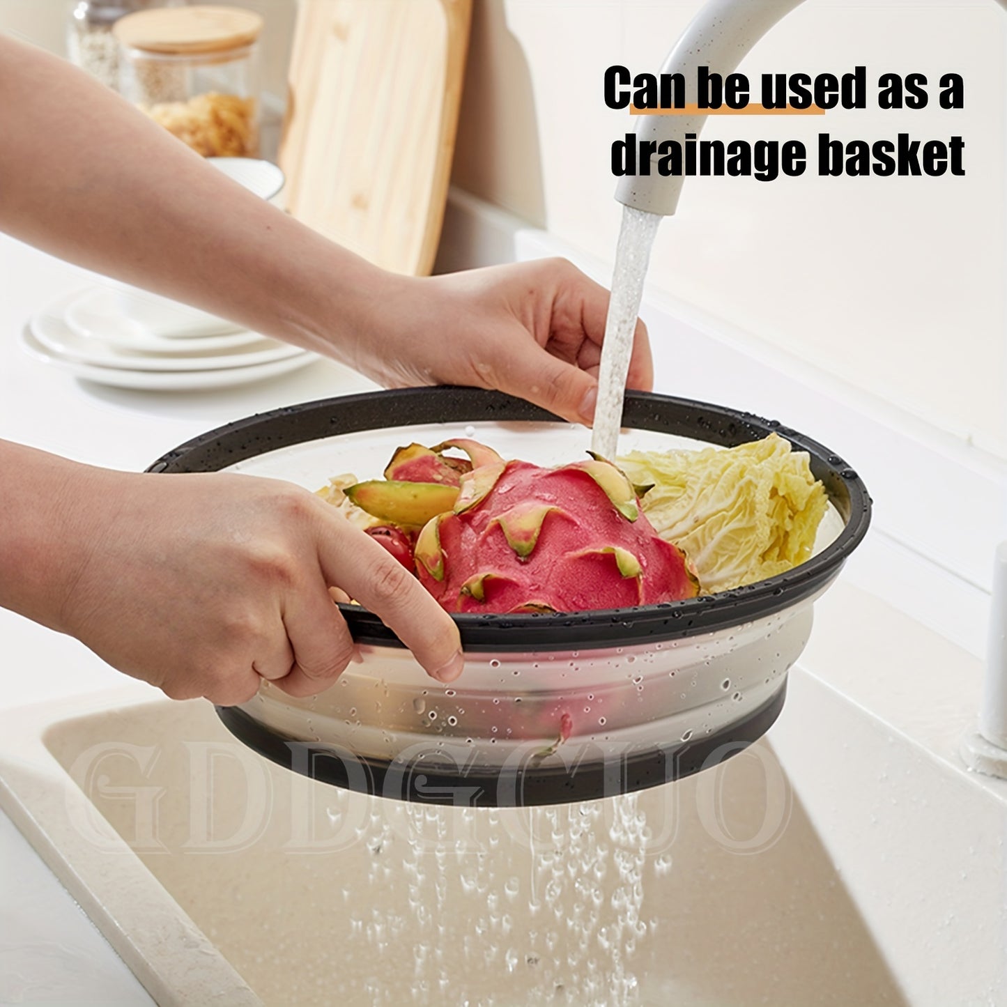 GDDGCUO Multi-Ply Microwave Splatter Cover with Tray Set – 10.6 Inch BPA-Free Splash Guard Plate, Food-Safe Lid, Fits Most Dishes, Available in Blue/Gray/Red/Green