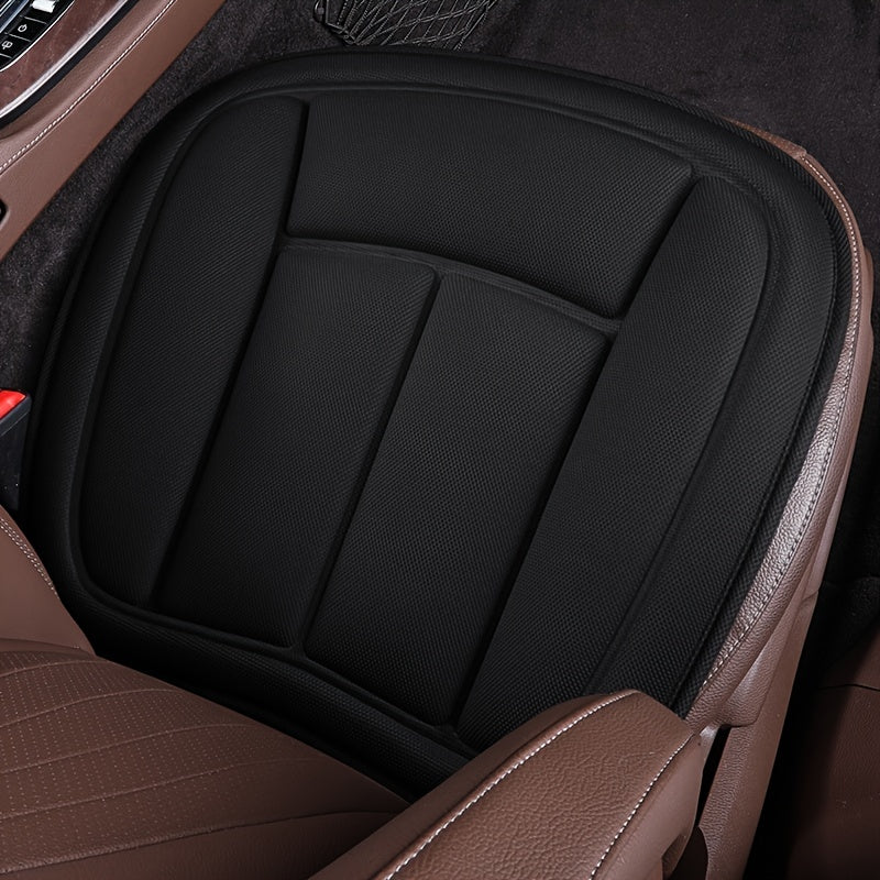 All-Season Universal Car Seat Cushion - Medium Soft, Non-Slip, Breathable Fabric, Portable Comfort Pad