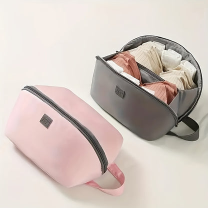 Essential Travel Companion Bag - Spacious, Lightweight, Dustproof Underwear Organizer with Zipper Closure - Ideal for Minimalist Adventurers