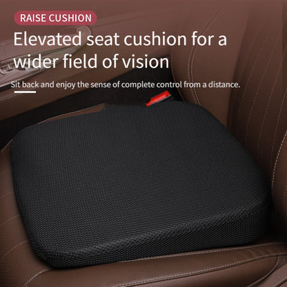 Thickened Car Seat Cushion with Angled Design for Short Stature - Boost Driving Comfort, Easy Care and Perfect Fit