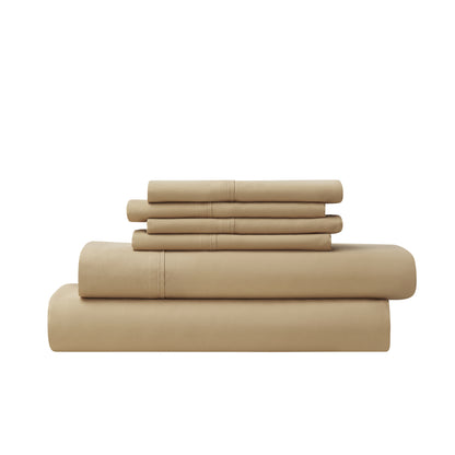 Bamboo 2000 Thread Count 6-Piece Luxury Sheet Set - Organic, Cooling, 16 Inch Deep Pocket, Egyptian Luxury with Bonus Pillowcases - Shrink and Fade Resistant