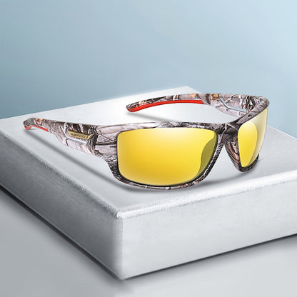 Polarized Night Vision Sunglasses for Driving & Cycling – UV400 Protection, Windproof Eyewear for Men & Women