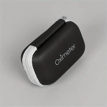 Durable Fingertip Pulse Oximeter Case with Zipper - Portable Protective Carrying Bag for Blood Oxygen Monitor - Ideal for Travel and Daily Use