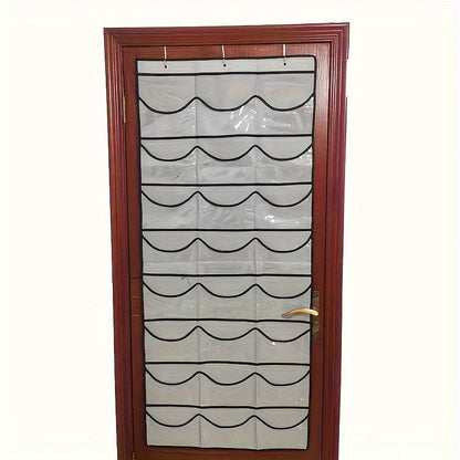 Wall-Mounted Hat Storage Bag – Hanging Multi-Pocket Organizer for Back Door & Household Use