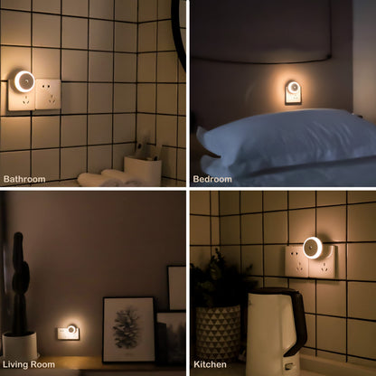 Energy Saving LED Night Light with Dusk to Dawn Sensor – Smart Wall Light for Bathroom, Bedroom, Kitchen, and Corridor, Ideal for Home Decor and Safety