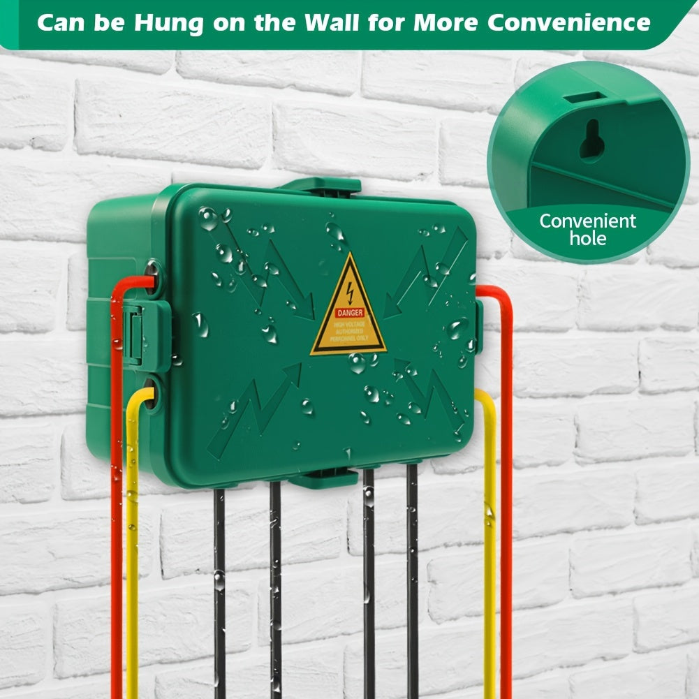 Waterproof Outdoor Electrical Box – IP54 Weatherproof Outlet Cover for Plug, Socket, Timer, Power Strip & Surge Protector