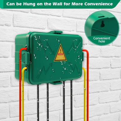 Waterproof Outdoor Electrical Box – IP54 Weatherproof Outlet Cover for Plug, Socket, Timer, Power Strip & Surge Protector