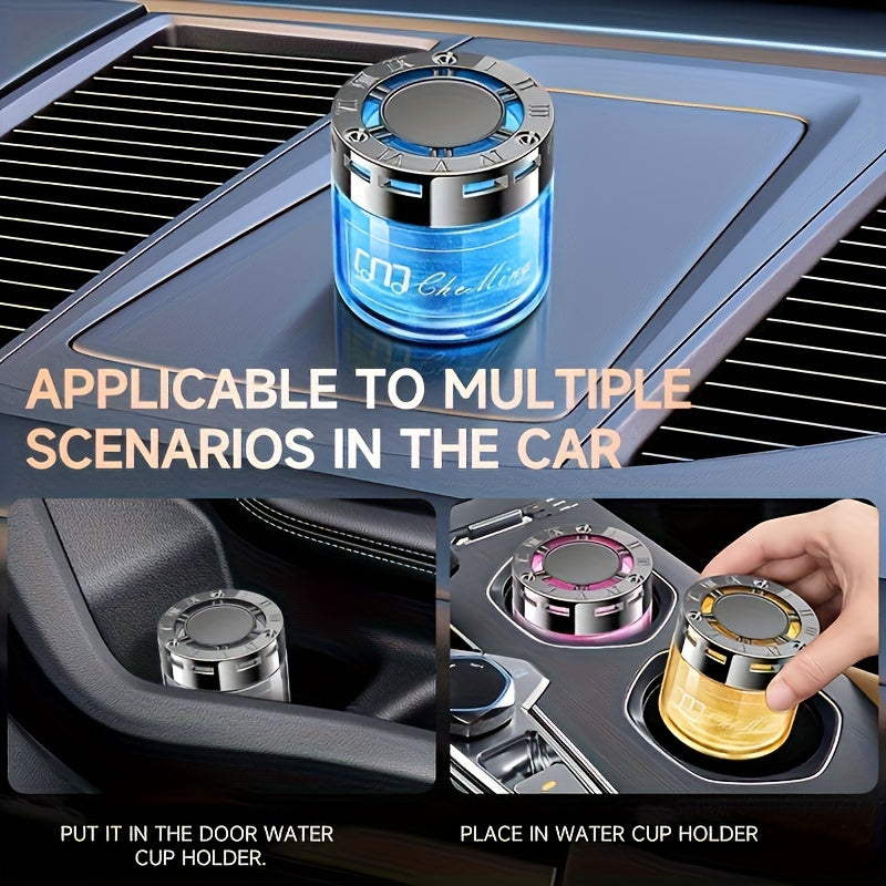 Luxurious Solid Perfume Car Air Freshener - Long-Lasting Intense Cologne Scent, Ideal for Men and Women, Eliminates Odors, Portable and Easy to Use for Vehicle Interiors