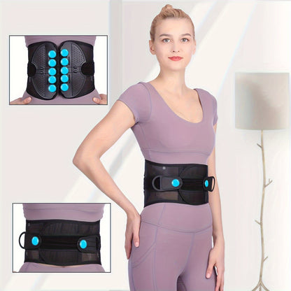 Adjustable Sports Belt – Breathable Mesh, Upgraded Double Drawstring – Unisex Waist Protection for Outdoor Sports, Hiking, Camping, Fitness, Office (1pc)
