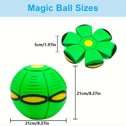 Flying Saucer Bounce Ball – Durable Pet Toy for Dogs, Bouncy Ball for Outdoor Activities and Exercise, Fun and Perfect Gift for Dogs