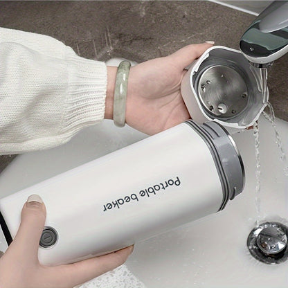 350ML Rapid Boil Electric Kettle - Fast Heating, Detachable US Plug, Auto Shut-Off, Portable for Travel and Home Use