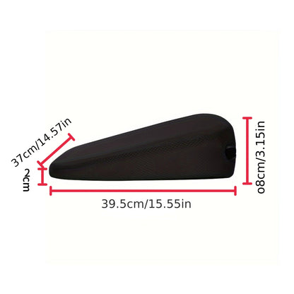 Thickened Car Seat Cushion with Angled Design for Short Stature - Boost Driving Comfort, Easy Care and Perfect Fit