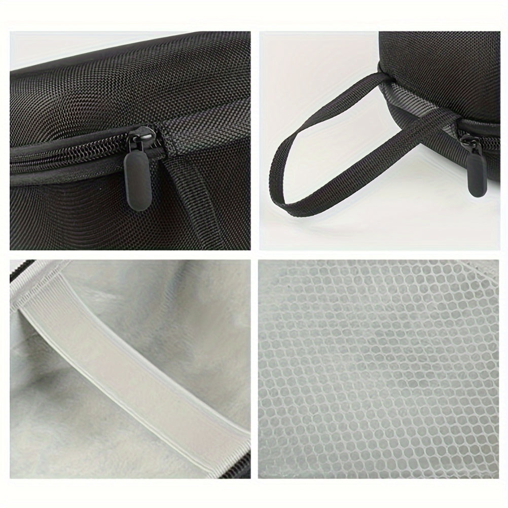 Classic Rolling Upper Arm Blood Pressure Monitor Case - Protective Travel Storage, Dimensions: 4.33 x 3.15 x 5.91 inches