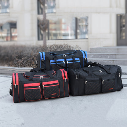 Extra-Large Men's Travel Bag - Spacious and Organized with Multiple Pockets, Durable Luggage for Easy Clothes Storage and Seamless Travel