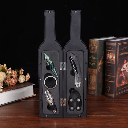 Set of 5 Stainless Steel Wine Openers - Durable and Versatile Kitchen Tools, Perfect Gift for Wine Lovers, Suitable for Birthdays, Christmas, Halloween and Thanksgiving