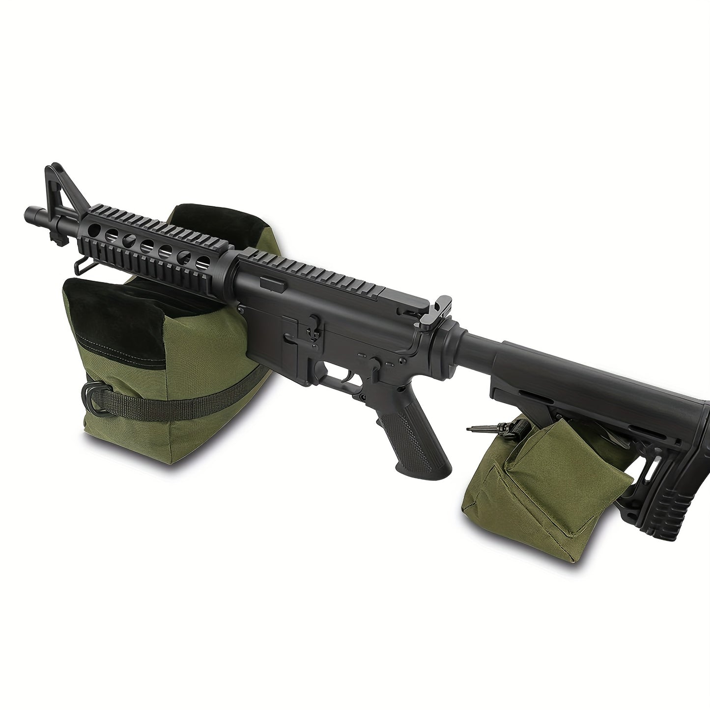 Waterproof Oxford Rifle Rest Bag – Durable, Adjustable Shooting Rest with Sandbag Support, Utility Pocket, and Buckle Closure – Perfect for Hunting and Outdoor Shooting