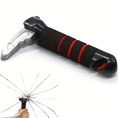 Multifunctional Car Safety Hammer with Adjustable Armrest Strap – Essential Safety Aid for Vehicles