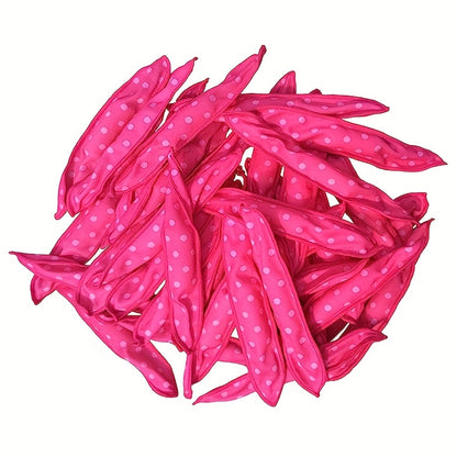 10/20/30pcs Flexible Foam Hair Curlers - No Heat Overnight Sleep Rollers for Natural Curls & Waves, Soft Polka Dot Sponge Styling Tools for Women