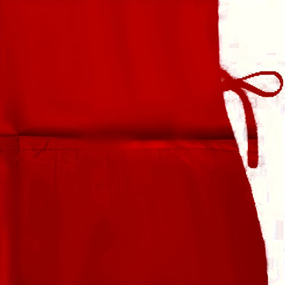 Vest Style Side-Tied Apron with Pockets – Polyester, 68cm Length x 48cm Width, Ideal for Kitchen and Dining Room Use