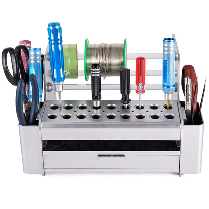 9IMOD Screwdriver Storage Rack – Multifunctional Organizer for RC Repair Tools, Hex & Cross Driver Desktop Stand