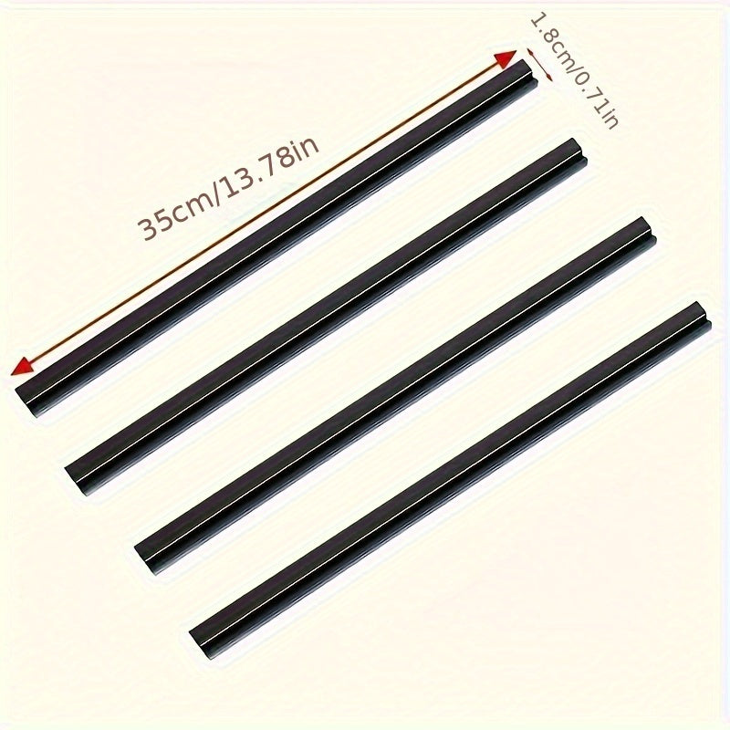 2pcs Car Side Window Wipers - Boneless Design with Multi-Functional Rubber Strip for Enhanced Visibility