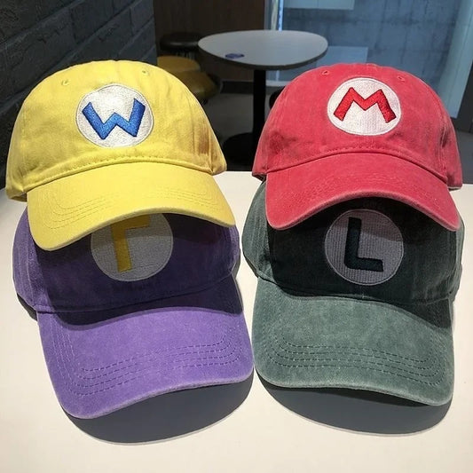 Unisex Washed Cotton Baseball Cap | Letter Embroidery Adjustable Hat for Men & Women