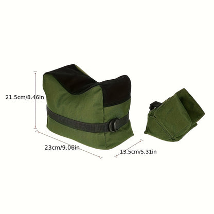 Waterproof Oxford Rifle Rest Bag – Durable, Adjustable Shooting Rest with Sandbag Support, Utility Pocket, and Buckle Closure – Perfect for Hunting and Outdoor Shooting