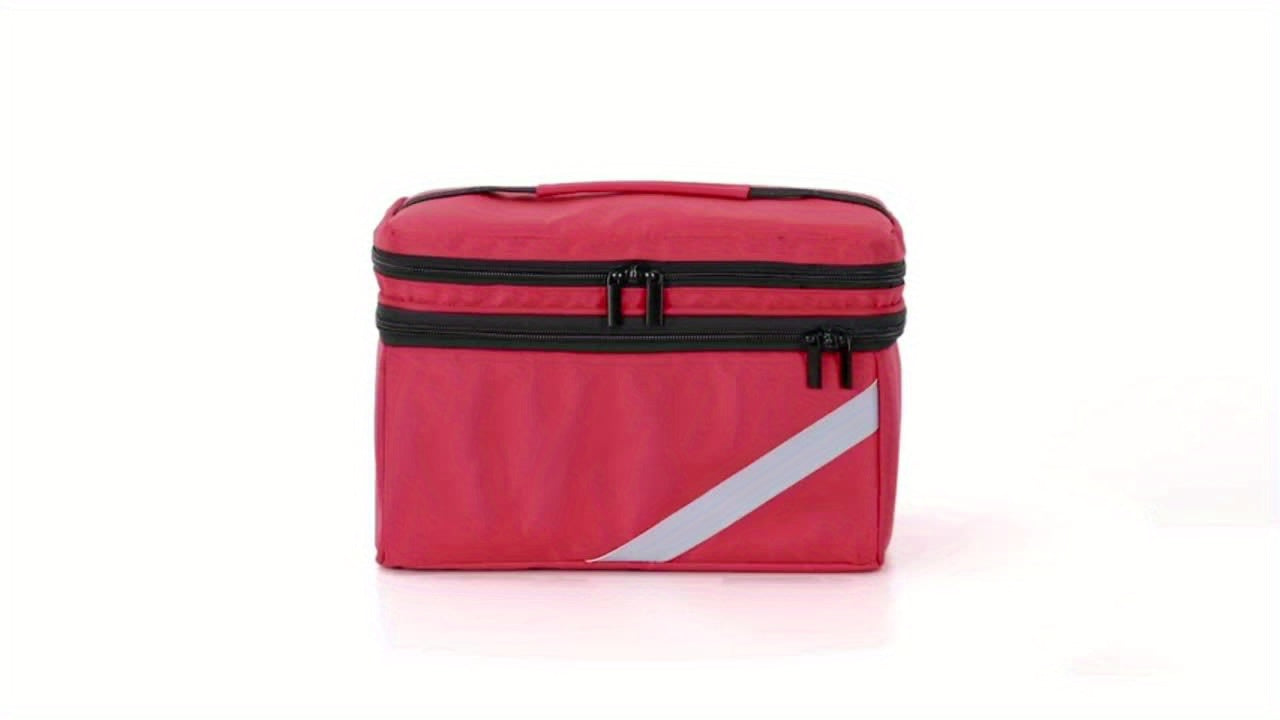 Medicine Storage Bag Organizer – Portable Small Pill Bottle Pouch – Suitable for Home, Office, School, Outdoor Travel ( Empty Bag )