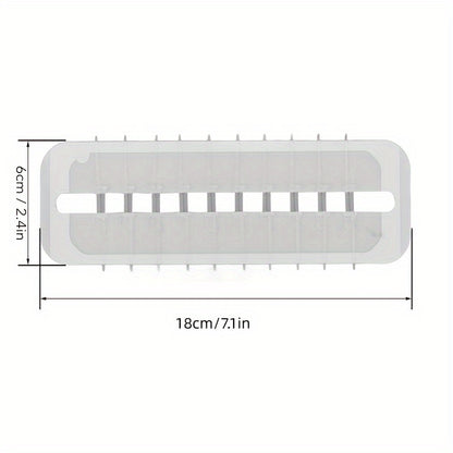 10PCS Elastic Bandage and Skin Suture Device - Scar-Free Zipper Style Wound Patch - Color Box Packaging
