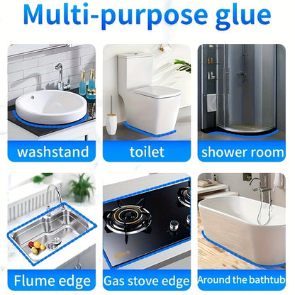 High-Quality Plastic Steel Putty Joint - Suitable for Basin Frame, Shower Room, Sink Edge, Toilet, Bathtub, Floor and Wall Tiles, Waterproof for Household Use