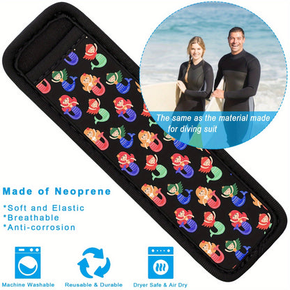 6pcs Ice Pop Sleeves Set - Neoprene Freezer Popsicle Holder, Reusable and Washable Colorful Ice Sleeves, Kitchen Accessories