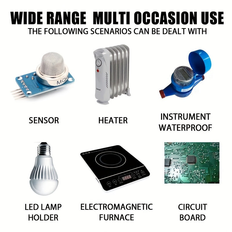 1.01/1.69oz Liquid Insulating Tape - Rubber Electrical Wire Coating, Circuit Board Repair Glue for Cable Fixes