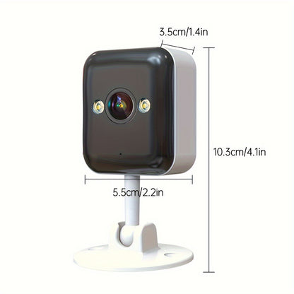 1080P FHD Wireless Surveillance Camera - Full-Color Night Vision, Two-Way Audio, Motion Detection, Built-in AP Hotspot for Child, Elderly and Pet Safety