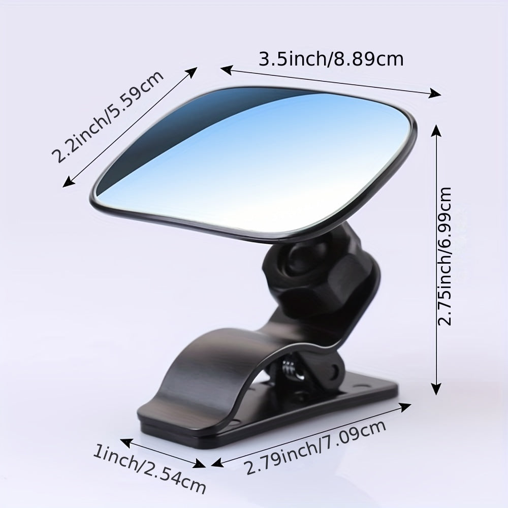 Car Mirror – Automotive Interior Wide Angle Convex Rearview Mirror, Adjustable Backseat Rear View Accessory