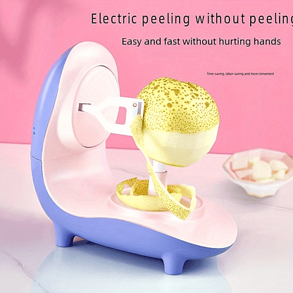 Electric Potato Peeler - Automatic Rotating Cutter for Fruits and Vegetables, Rechargeable Steel Peeler