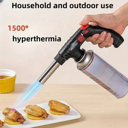 Premium Butane Torch – Professional Culinary and Auto Repair Lighter – Versatile Kitchen Gadget for Caramelizing, Searing, Baking, Grilling, and More – Durable Accessories (1pc)