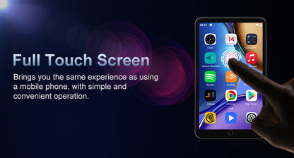 80GB Android 9.0 MP3 Player - Bluetooth, WiFi, 4.0-Inch Touchscreen, Speakers, FM Radio, eBooks, Expandable Up to 512GB