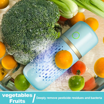 Upgraded Fruit and Vegetable Cleaning Machine - Advanced Sterilizer and Pesticide Remover - Safe Food Purifier for Healthy Eating - Modern Kitchen Essential and Effortless Vegetable Washer