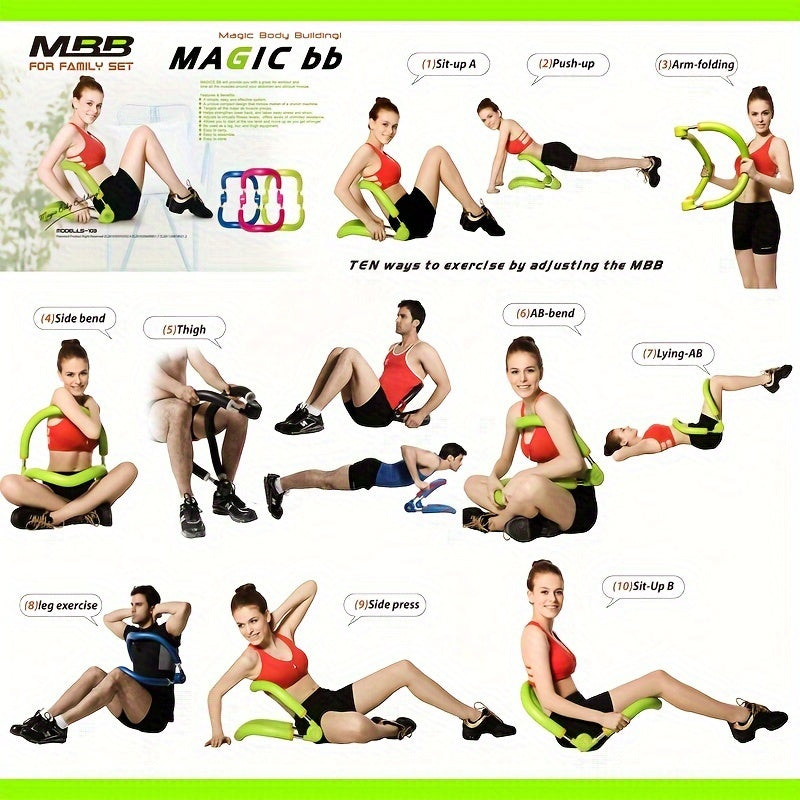 Sit Up Exercise Equipment - Ab Crunch Machine for Home Workout, Fitness Equipment for Stomach and Abs Training