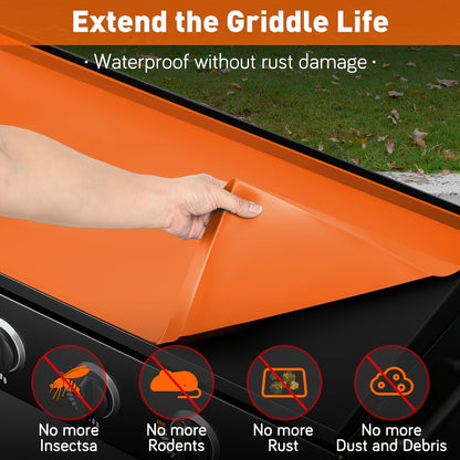 Silicone Griddle Mat for Blackstone - Food Grade, 17/22/28/36 Inches, BBQ Accessory, Grill Utensil Holder Mat, 1/2pcs