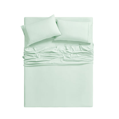Bamboo 2000 Thread Count 6-Piece Luxury Sheet Set - Organic, Cooling, 16 Inch Deep Pocket, Egyptian Luxury with Bonus Pillowcases - Shrink and Fade Resistant
