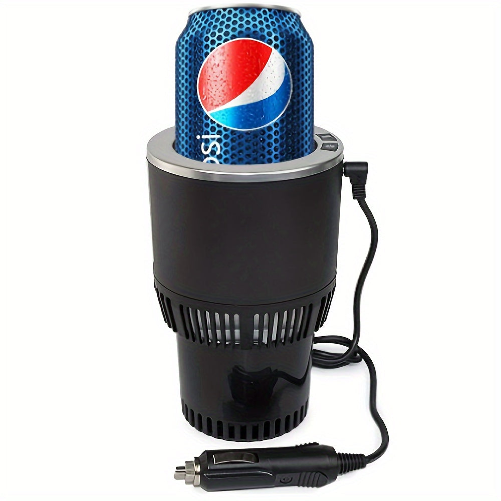 2 in 1 Smart Car Cup Warmer & Cooler Mug Holder – Premium Cup Holder for Commuters, Travelers, Road Trips – Perfect for Hot & Cold Beverages, Gift Idea
