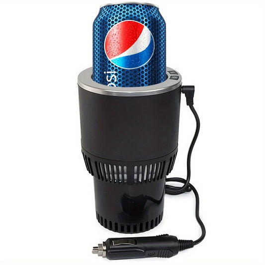 2 in 1 Smart Car Cup Warmer & Cooler Mug Holder – Premium Cup Holder for Commuters, Travelers, Road Trips – Perfect for Hot & Cold Beverages, Gift Idea