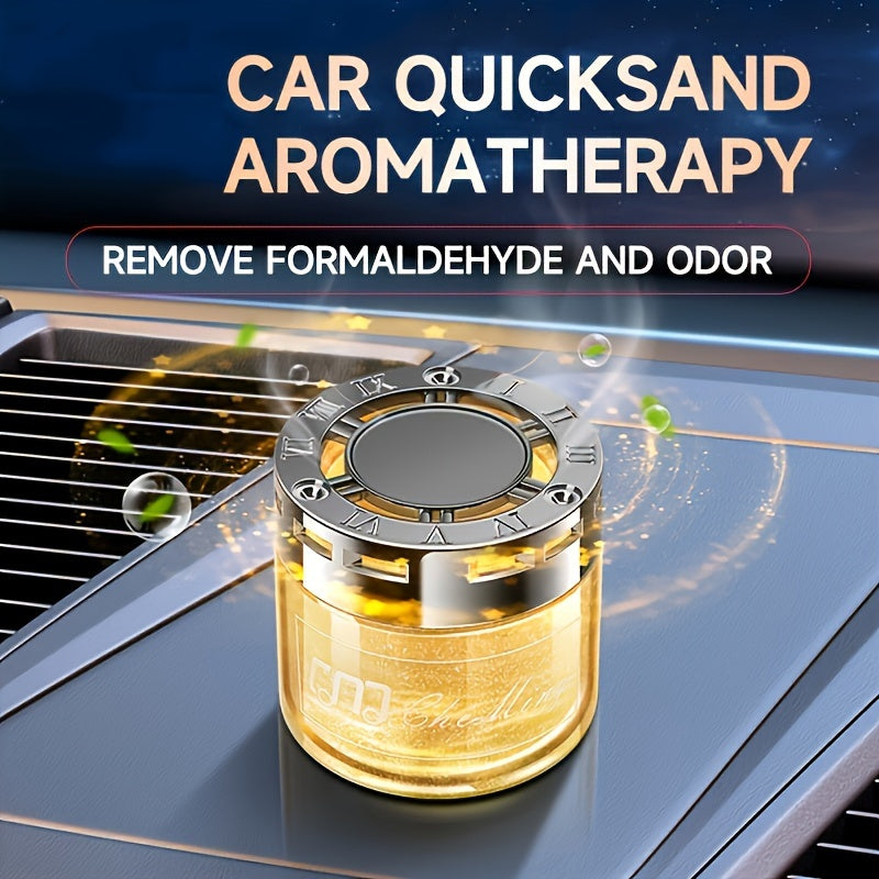 Luxurious Solid Perfume Car Air Freshener - Long-Lasting Intense Cologne Scent, Ideal for Men and Women, Eliminates Odors, Portable and Easy to Use for Vehicle Interiors