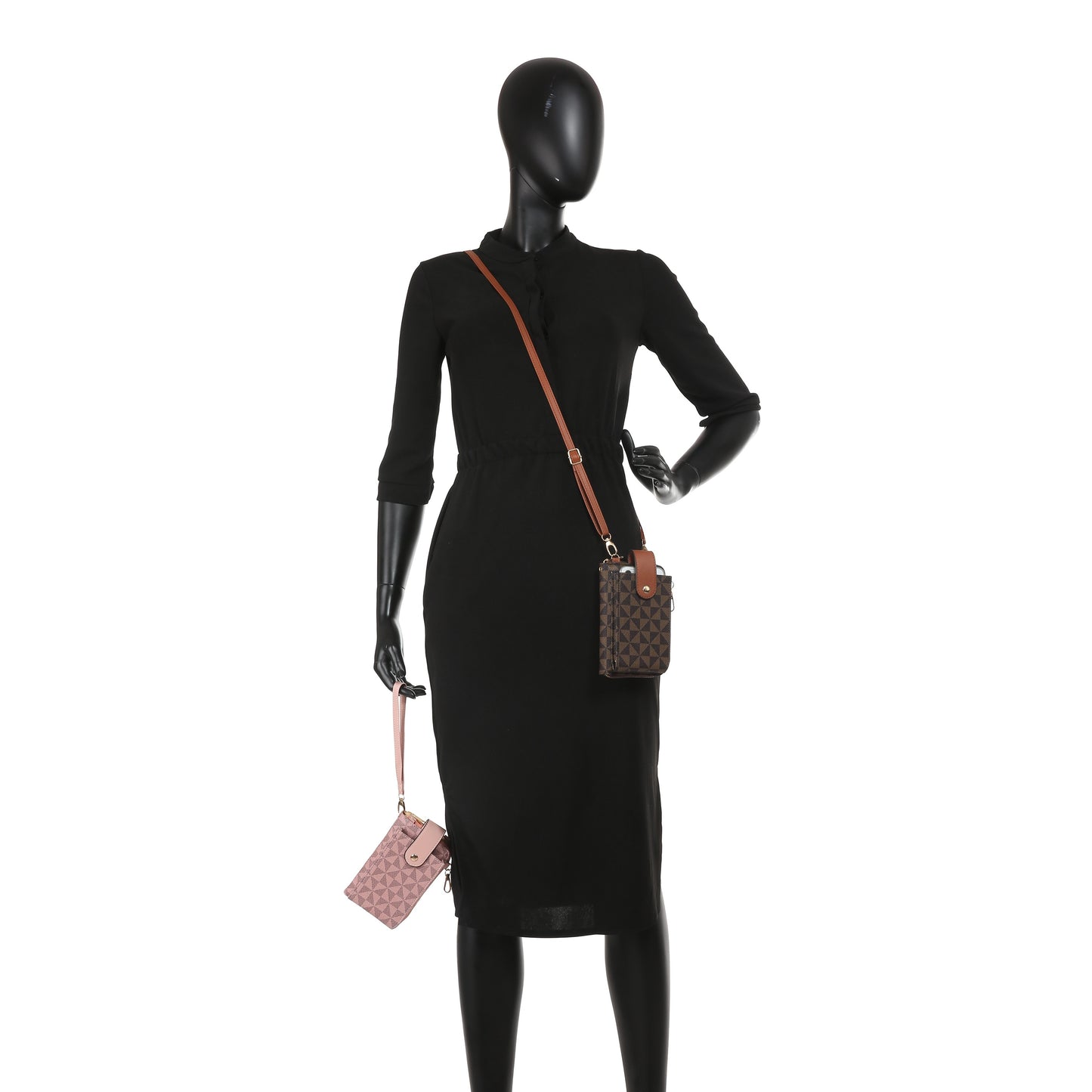 Women's Small Crossbody Phone Wallet - Mini Shoulder Bag with Credit Card Slots