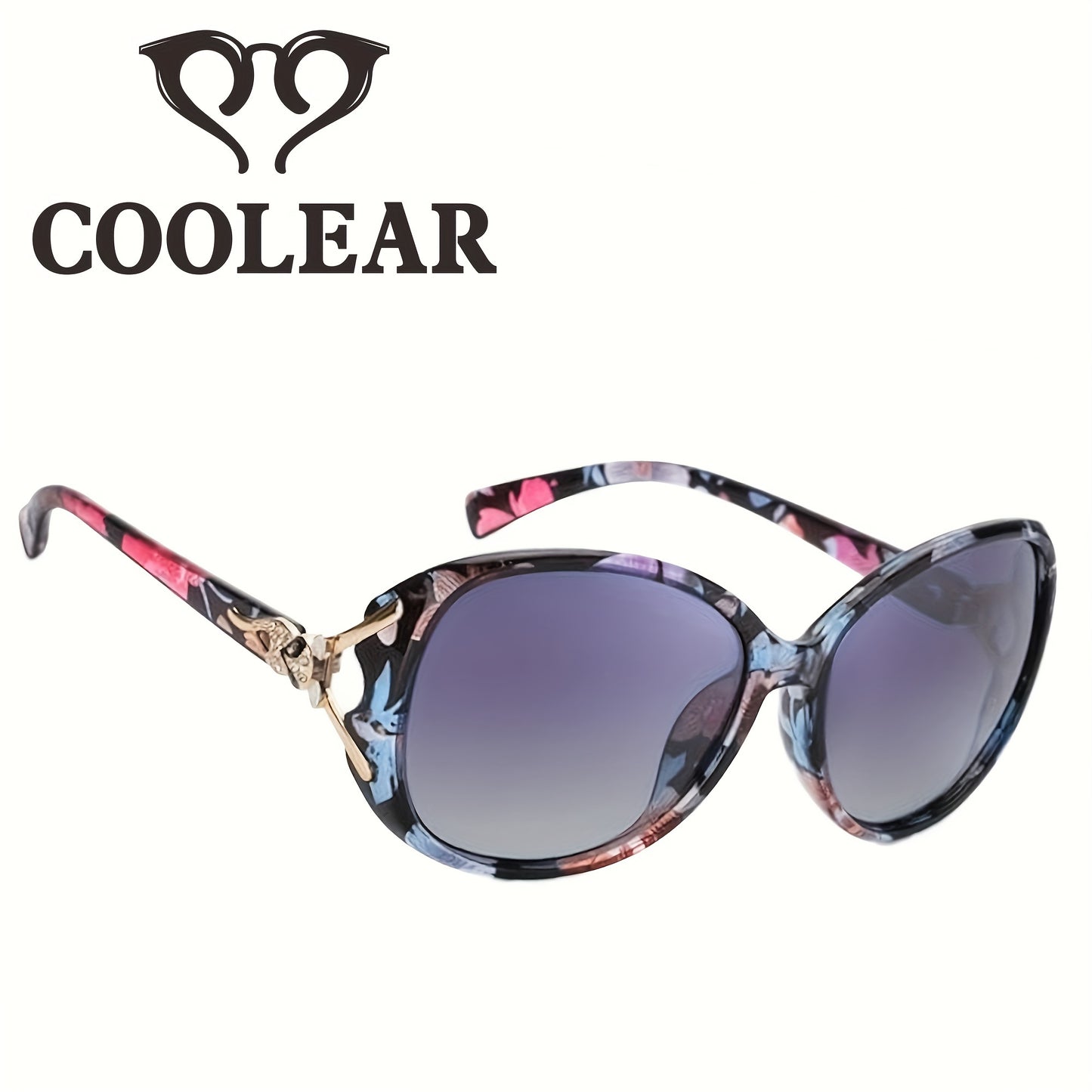 COOLEAR Trendy Oversized Polarized Sunglasses for Women – Summer Glare Protection Ladies Shades